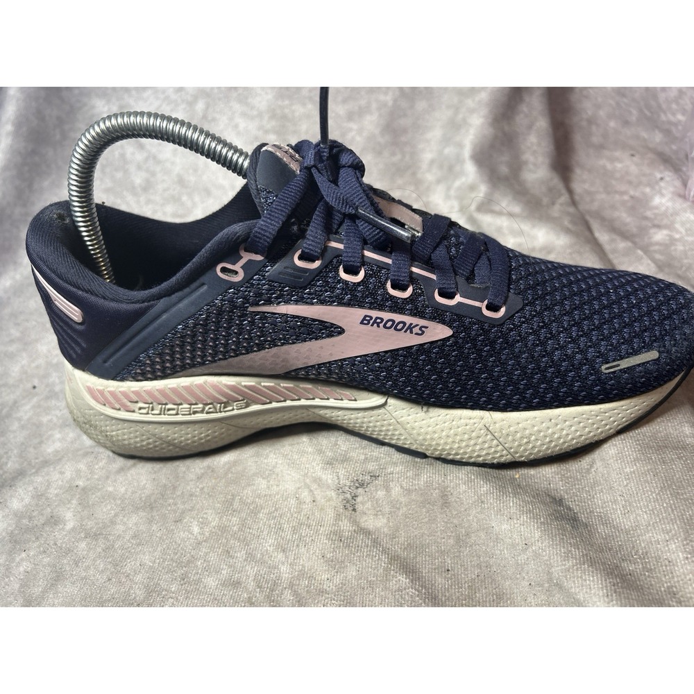 Brooks Adrenaline GTS 22 Women's 8 B Running Shoes Navy Pink GuideRails - Picture 5 of 5